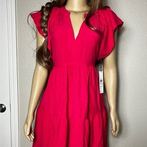 Calvin Klein Bold Pink Mini Dress